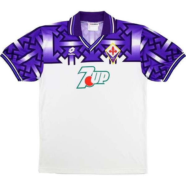 Tailandia Camiseta Fiorentina 2nd Retro 1992 1993 Blanco